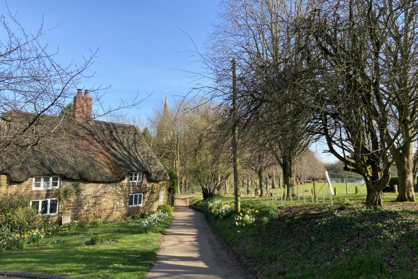 Looking from The Green to The Brightwell